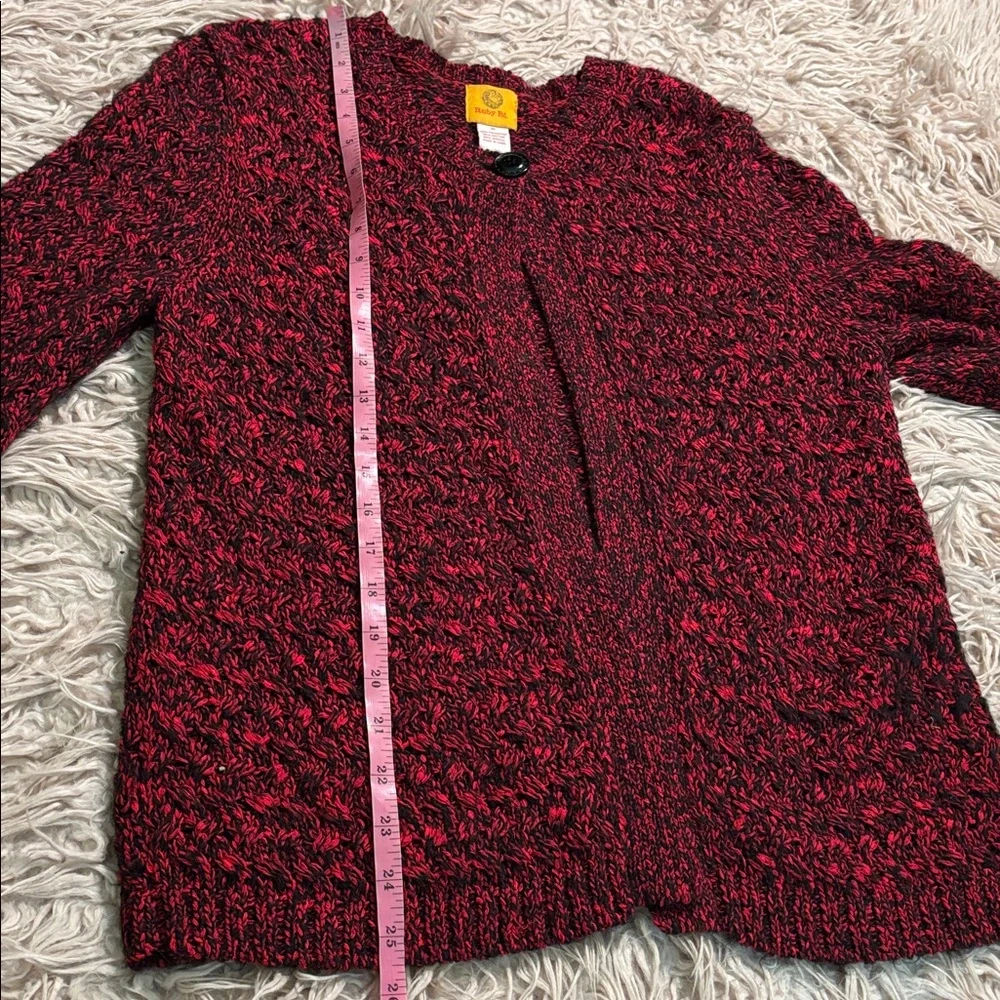 Ruby Rd Marled One Button-Front Cardigan - Picture 11 of 11